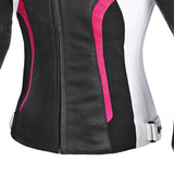 R-TECH - Casaco Tom Rider Lady Preto/Branco/Fuschia 