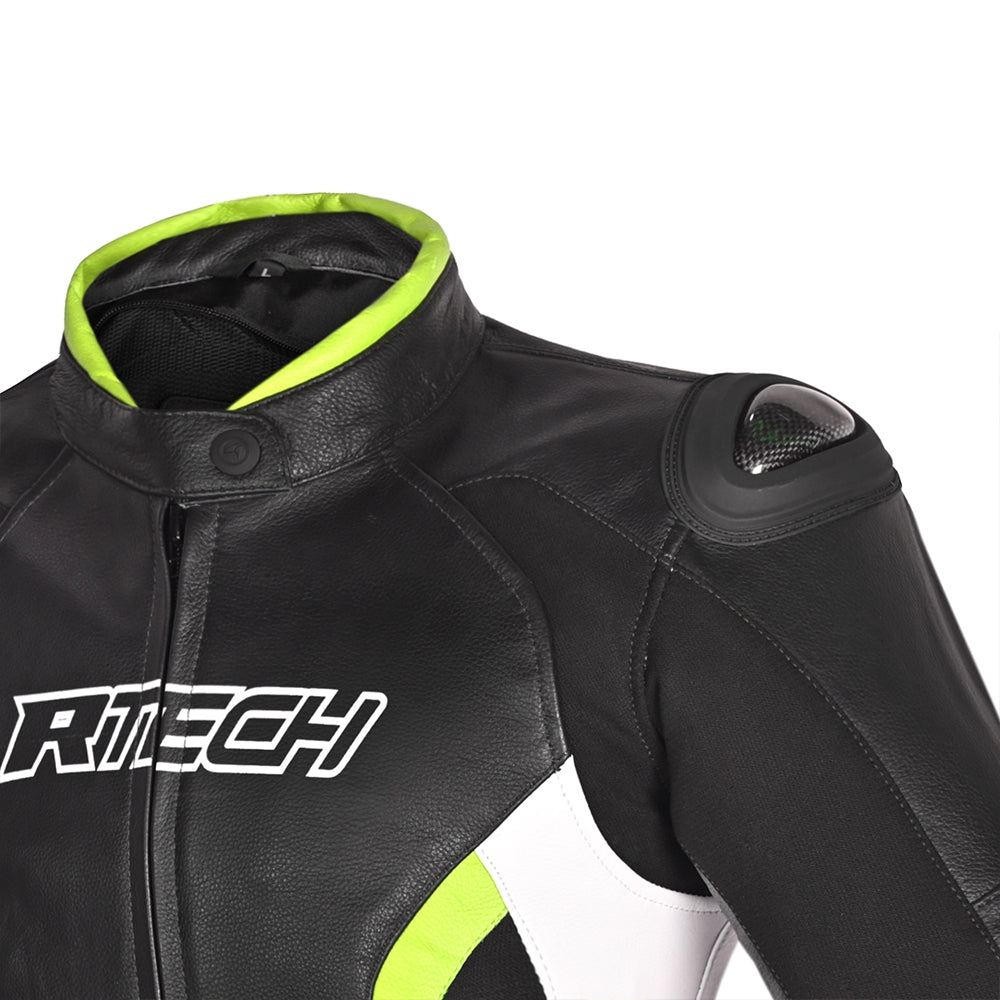 R-TECH - Chaqueta Tom Rider Lady Negro/Amarillo Flour