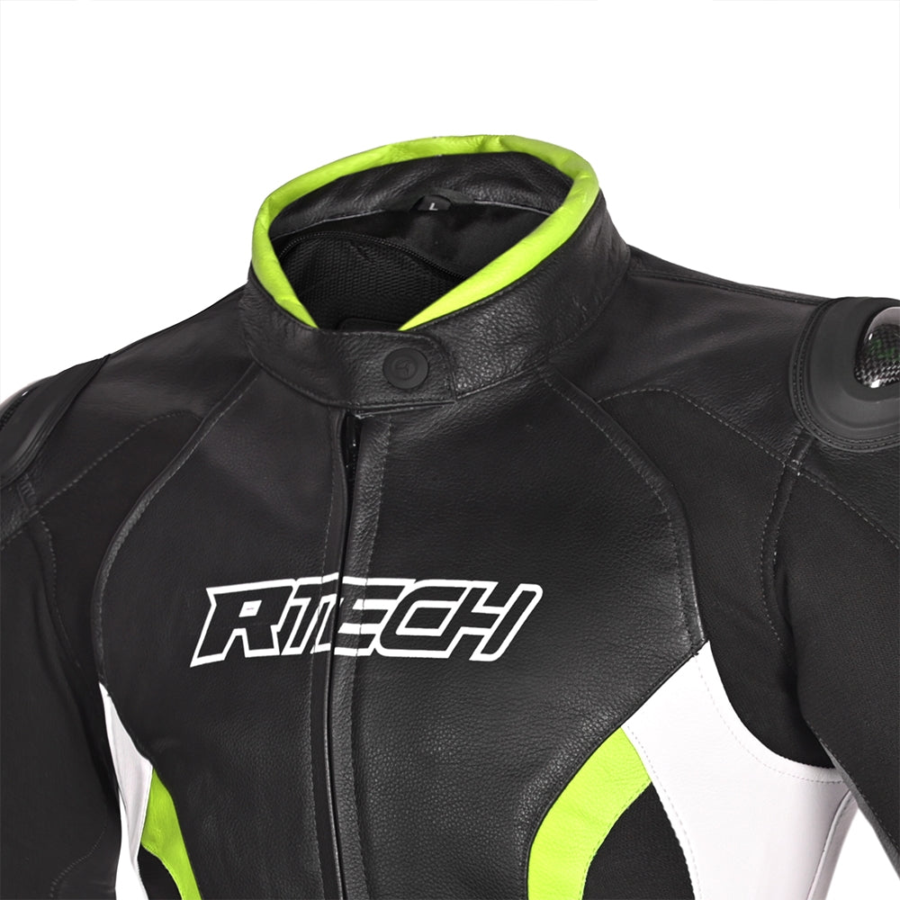 R-TECH - Chaqueta Tom Rider Lady Negro/Amarillo Flour