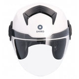 SHIRO CASCO ATENAS MONOCOLOR BLANCO PERLA