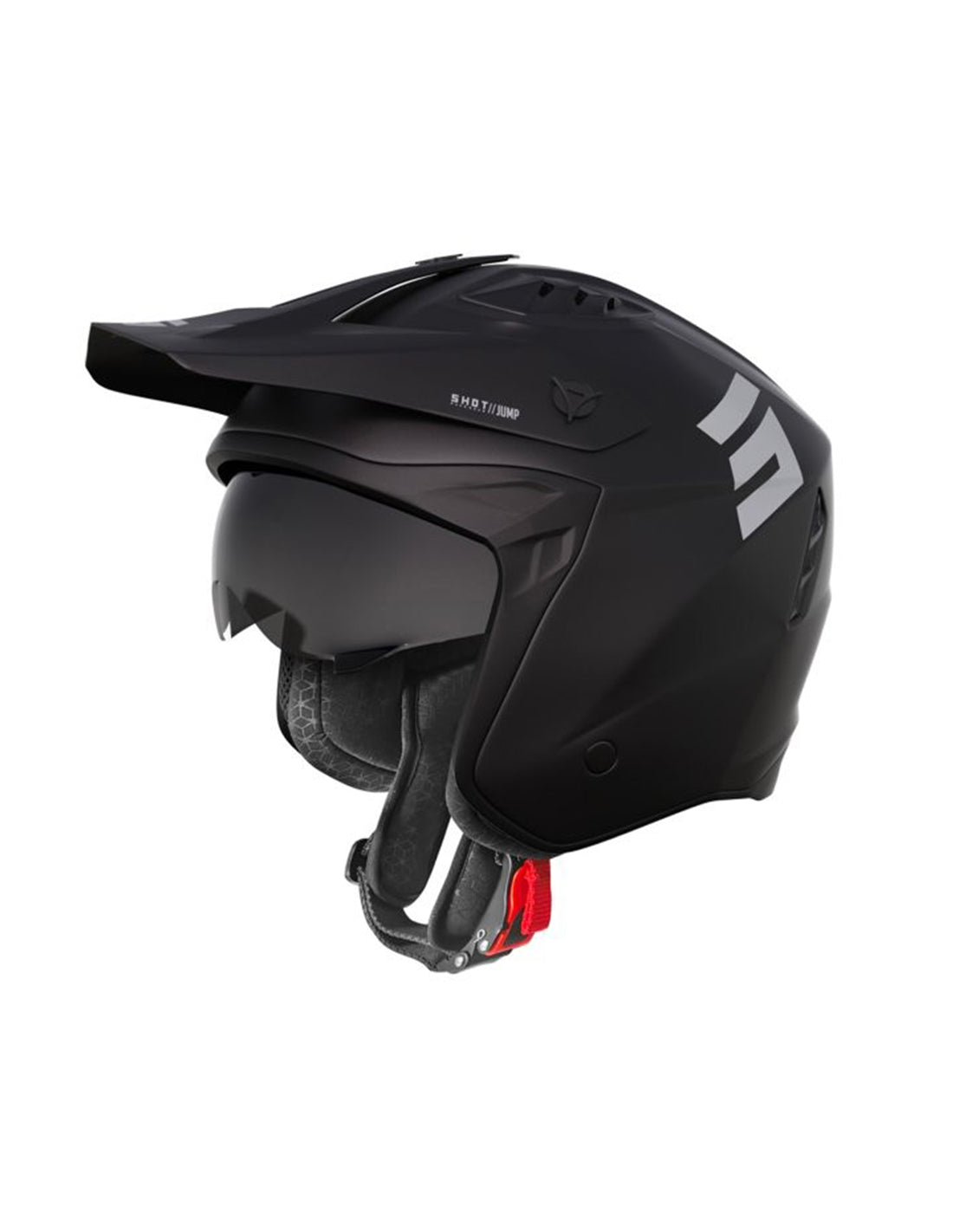 CASCO SHOT JUMP SOLID BLACK_MATT XS