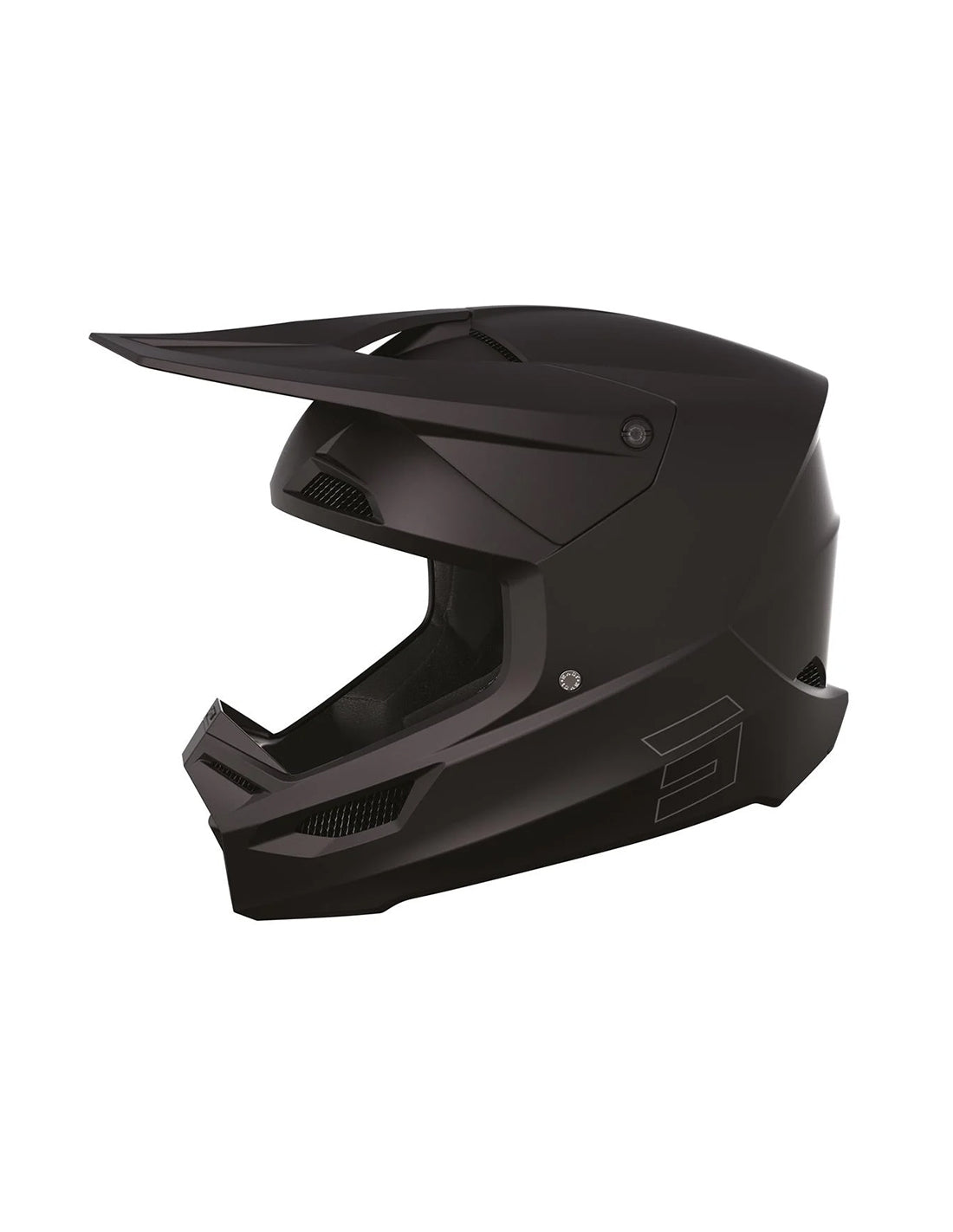 CASCO SHOT RACE SOLID BLACK_MATT XS