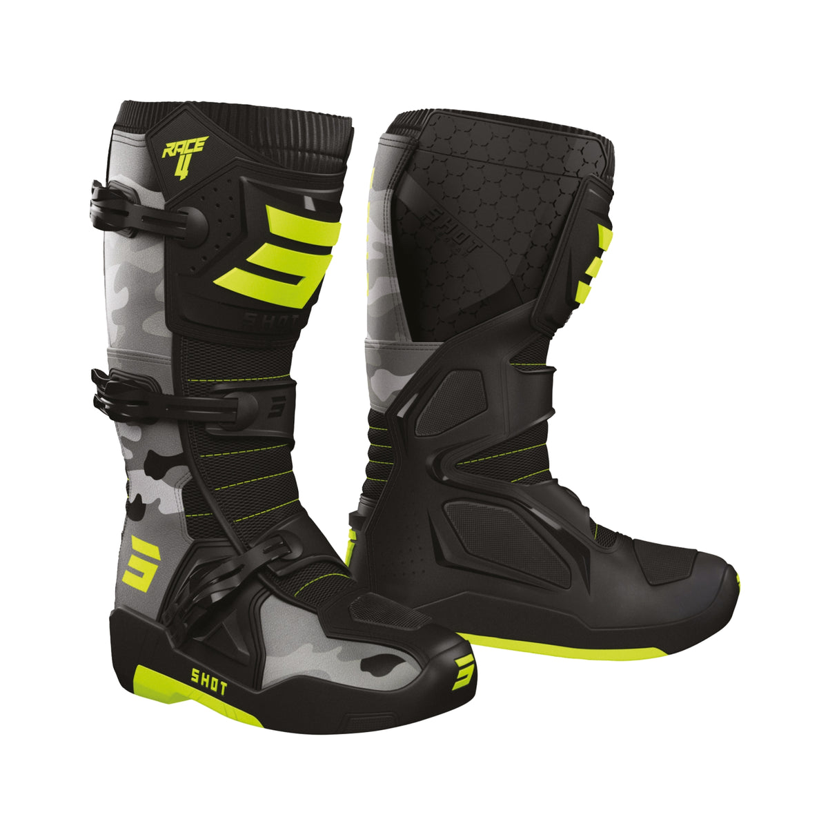 BOTAS SHOT RACE 4 CAMO NEON_YELLOW 39