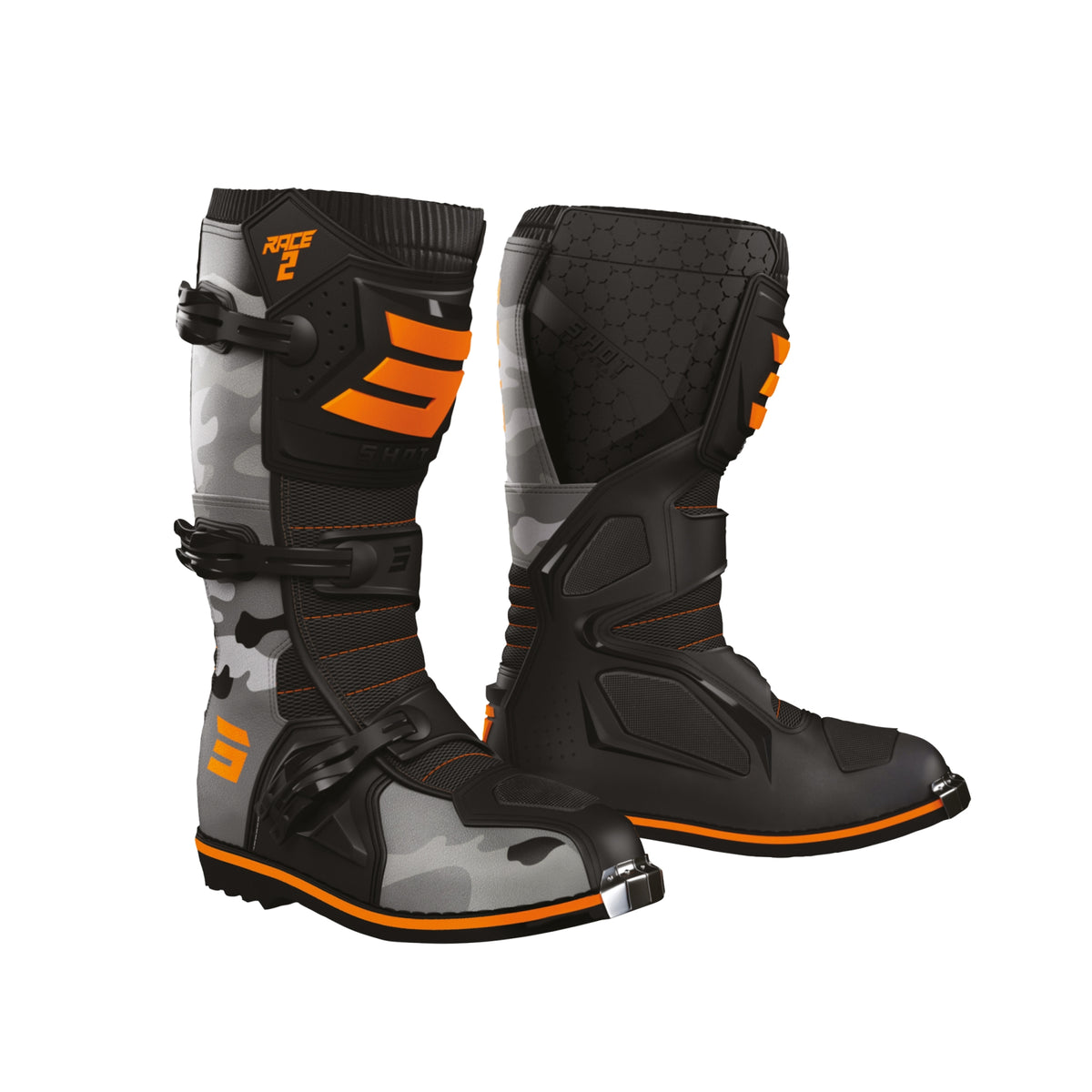 BOTAS SHOT RACE 2 CAMO NEON_ORANGE 39