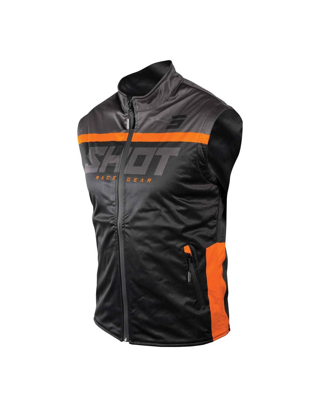 BODYWARMER SHOT LITE BLACK_ORANGE S