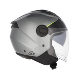 ACERBIS JET LEVANTE 535 CASCO AVENTURO DE MOTO GRIS AMARILLO