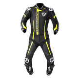 MUGENRACE MNR-1911 Traje Cuero Mucho Negro Amarillo Blanco - Mono