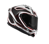 KAPPA KV56 Moto Integral Turismo Casco Rojo Neon Blanco - CASCO