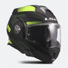 LS2 FF901 ADVANT X NOVA CASCO DE MOTO NEGRO H-V AMARILLO