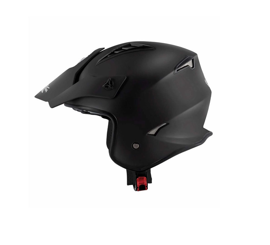 KAPPA KV45 Trial Basic Clásico Jet Casco Ligero Negro Mate - CASCO
