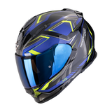 SCORPION EXO-491 ZUMO CASCO DE MOTO Negro-Azul-Amarillo neon