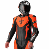 SHIMA MISSION ST Herren-Motorradjacke, fluoreszierend rot