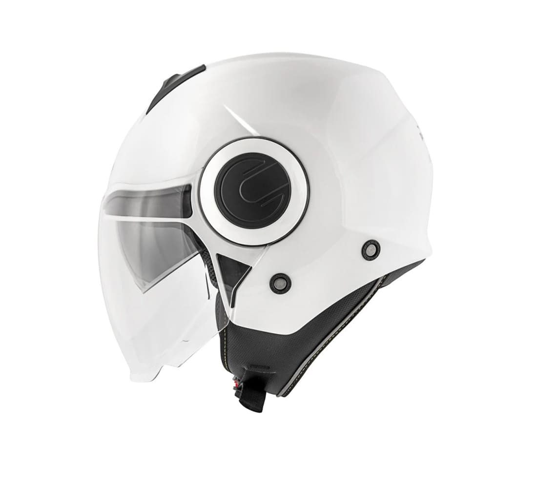 KAPPA KV37 EVO Moto Cara Abierta Casco Blanco Negro - CASCO
