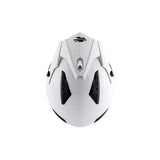 KAPPA KV45 Trial Estilo Retro Jet Casco Blanco Brillante - CASCO