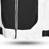 R-TECH SPIRAL MESH CHAQUETA DE MOTO DE HOMBRE TEXTIL  NEGRO BLANCO VERDE