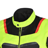 R-TECH SPIRAL MESH CHAQUETA DE MOTO DE HOMBRE TEXTIL  AMARILLO FLOUR NEGRO ROJO