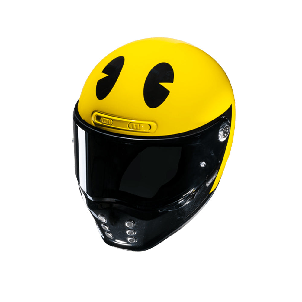 HJC V10 PAC-MAN BANDAI NAMCO MC3 Para Motocicleta Integral Casco