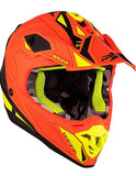 KAPPA KV49 MOTO CROSS ENDURO CASCO NEGRO NARANJA - CASCO