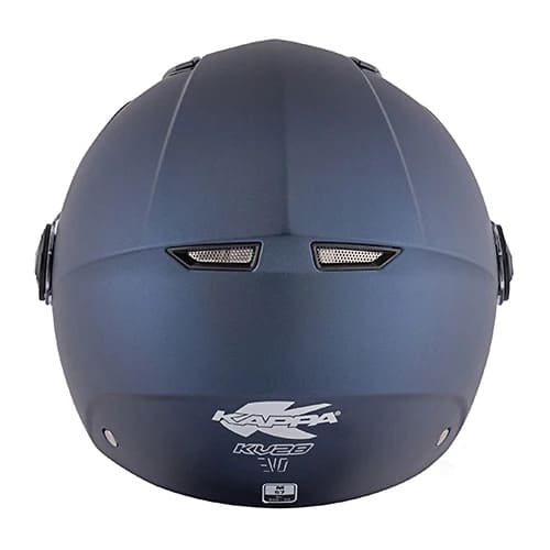 KAPPA KV28 EVO Moto Cara Abierta Casco Amarillo Mate Azul - CASCO