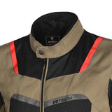 R-TECH SPIRAL MESH CHAQUETA DE MOTO DE HOMBRE TEXTIL  BEIGE NEGRO ROJO