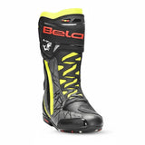 BELA AIR RIDER GP-1 BOTAS DE MOTO RACING NEGRO AMARILLO FLOUR