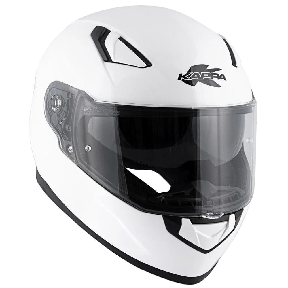 KAPPA KV41 Dallas Integral Montar Calle Casco Blanco Brillante - CASCO