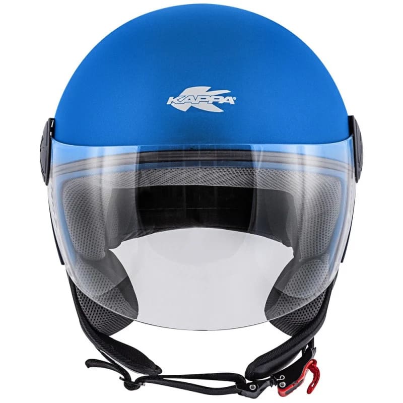 KAPPA KV40 Hawaii Moto Cara Abierta Casco Azul Mate - CASCO
