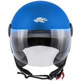 KAPPA KV40 Hawaii Moto Cara Abierta Casco Azul Mate - CASCO