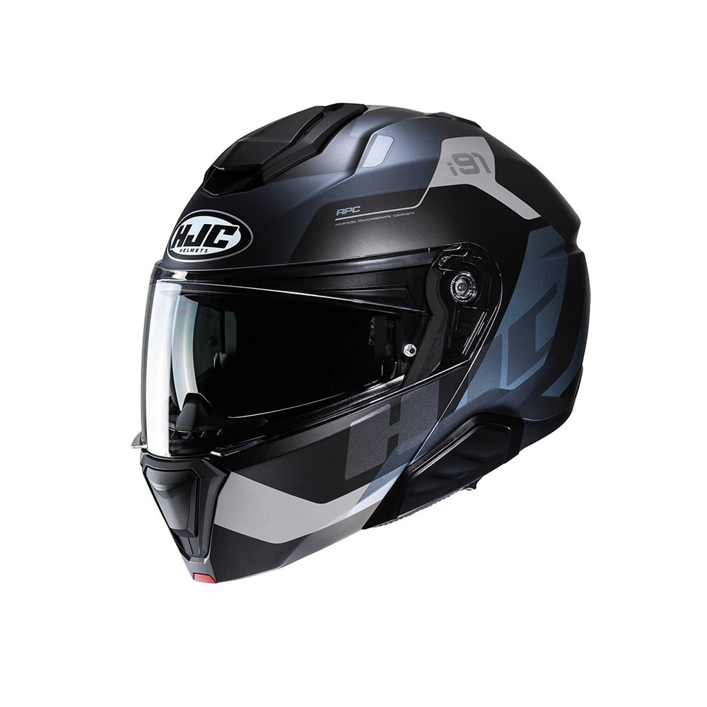 HJC i91 CARST MC5SF de moto Casco Modular negro gris