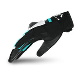 BELA - Guante Piel Air Flow Lady Negro/Turquesa