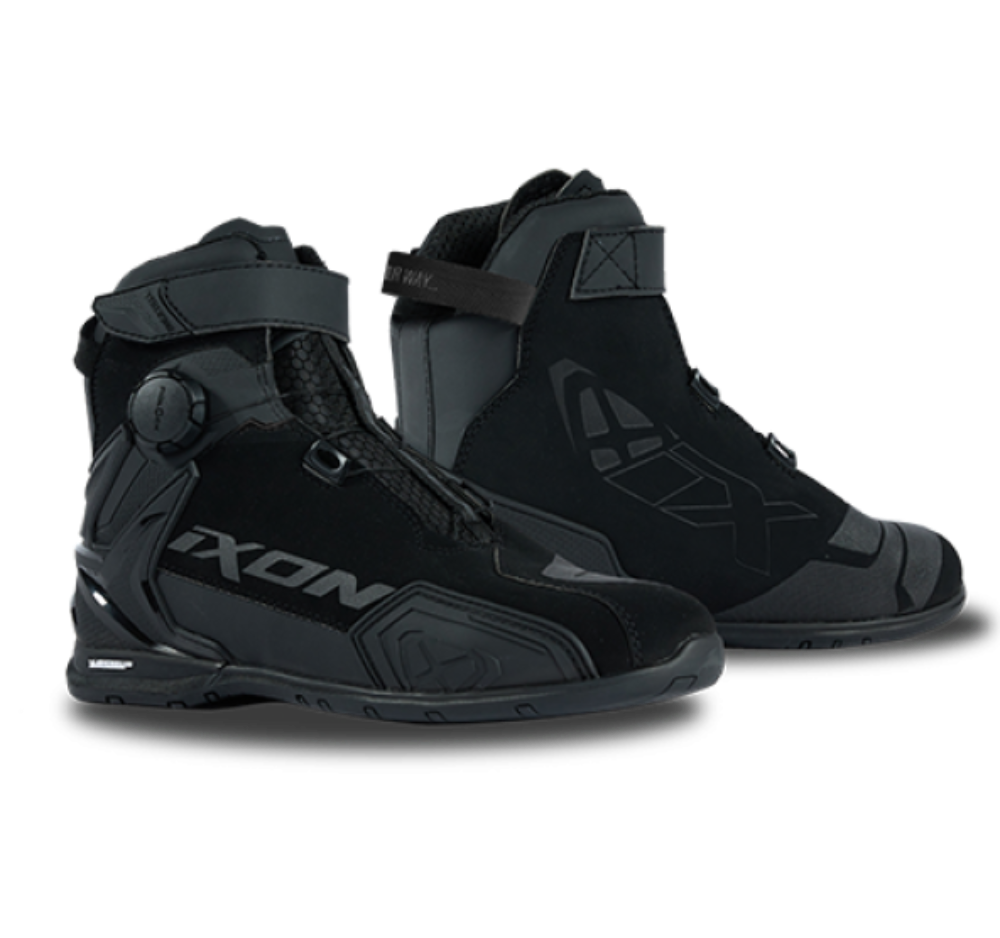STIVALI IXON BULL 2 WP ULTRA DA UOMO NERO/ANTRACITE