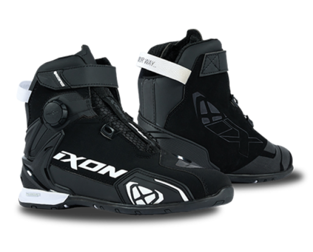 STIVALI IXON BULL 2 AIR DA UOMO NERO/BIANCO