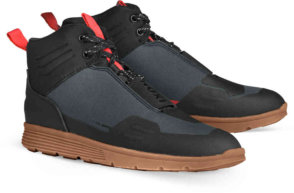 IXON HOPPER hombre Botas moto urbanas verde negro rojo - BOTAS