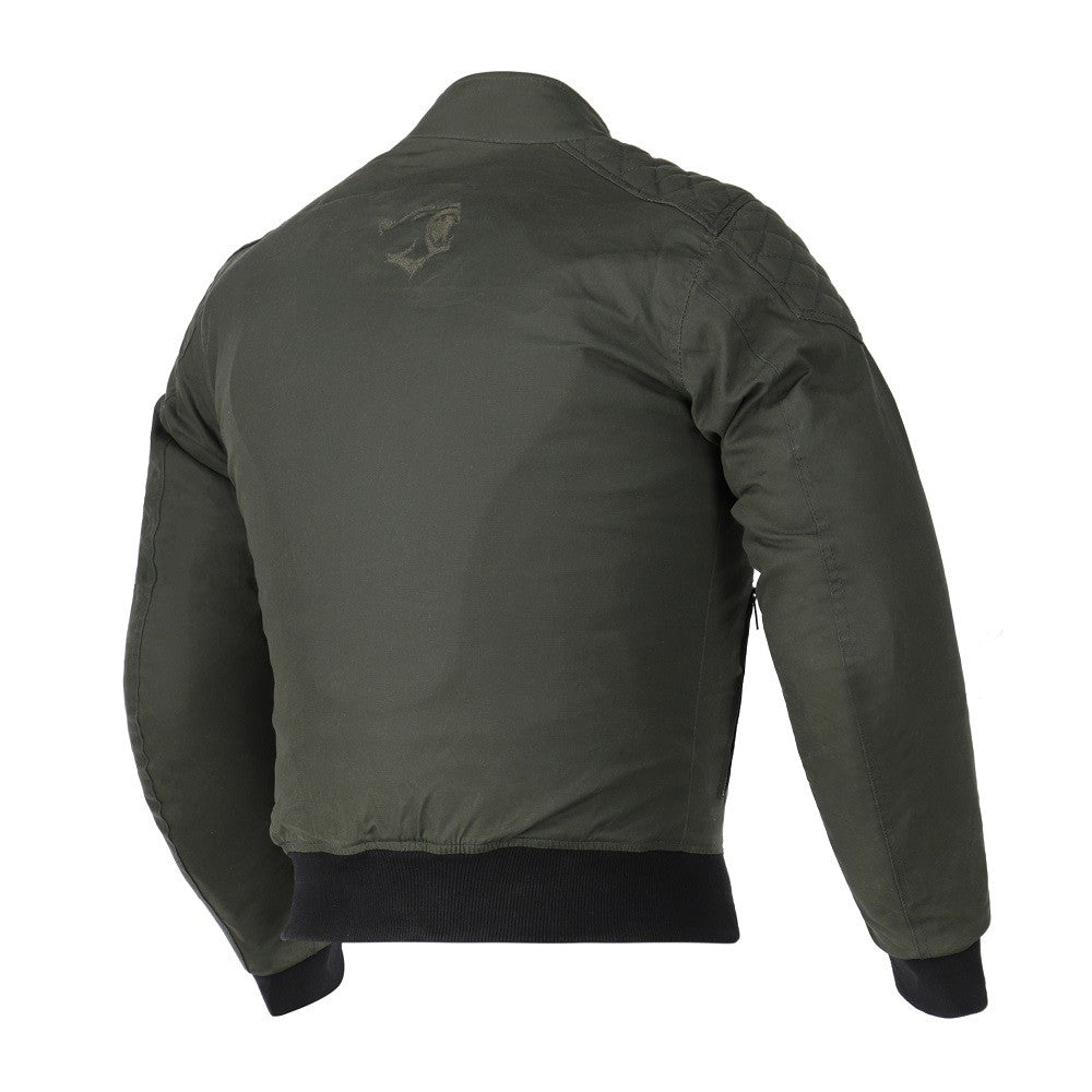 BELA - Chaqueta Textil Bullet Bomber Oliva/Verde