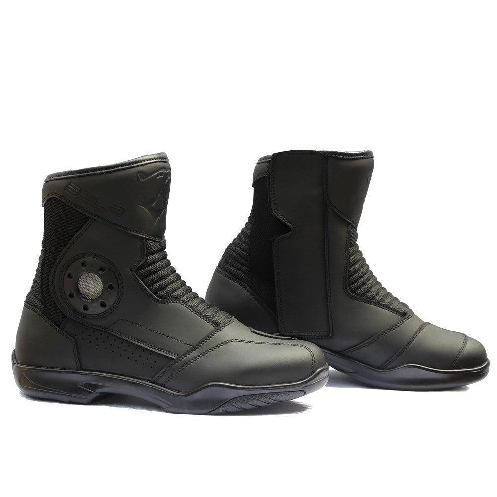 BELA - Botas Piel prime Short Man Negro - SECURTEX MOTOR S.L (t/a MaximoMoto)