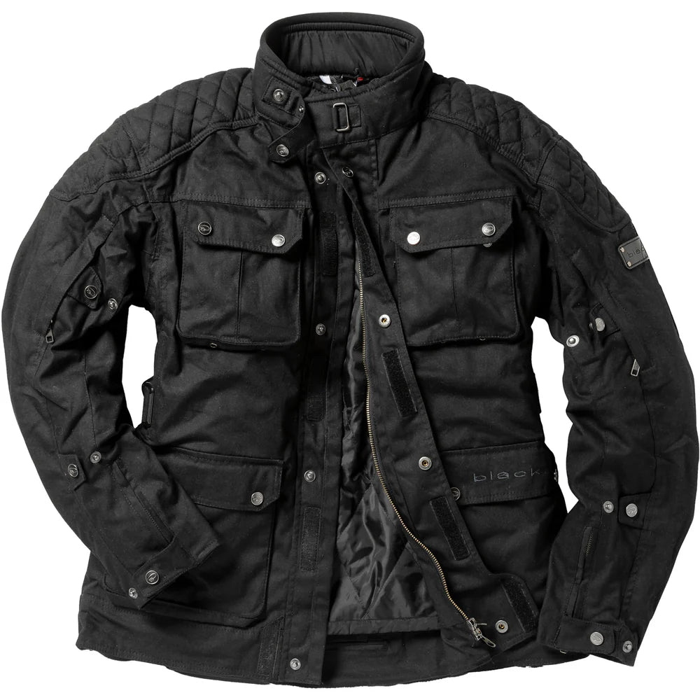 BLACK - Chaqueta Bowland Wax Cotton Negro