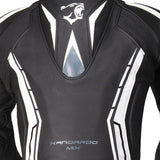 BELA - Chaqueta Piel Rocket man Negro/Blanco