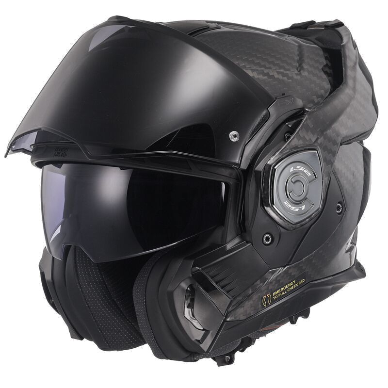 LS2 FF901 ADVANT X CASCO MODULAR SOLID CARBON-06