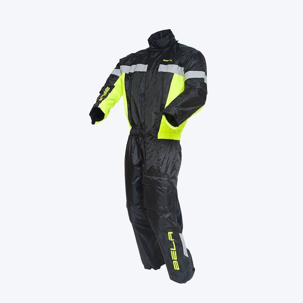 BELA - Impermeable Mono 1P Camou Negro/Amarillo Fluor