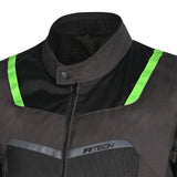 R-TECH SPIRAL MESH CHAQUETA DE MOTO DE HOMBRE TEXTIL  MUD NEGRO VERDE