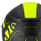 CGM 126G IPER CITY Motorcycle Helmet Black Red