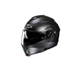 HJC C91N TURISMO DE MOTO CASCO MODULAR SEMIPLANO TITANIO