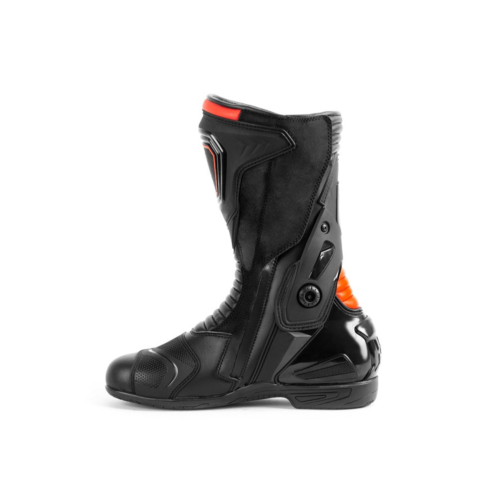 BELA - Botas Piel Thunder Racing Negro/Rojo