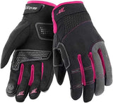SEVENTY DEGREES SD-C50 GUANTE DE MOTO VERANO URBAN MUJER NEGRO ROSA