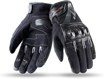 SEVENTY DEGREES SD-N19 GUANTE DE MOTO INVIERNO NAKED HOMBRE NEGRO GRIS