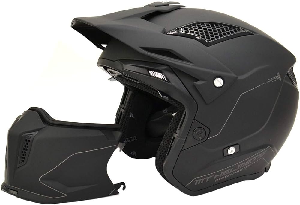 MT MENTONERA MT TR902XSV STREETFIGHTER SV (VER.2) SOLID A1 NEGRO MATE
