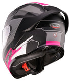 CABERG ROXTER COLT CASCO INTEGRAL MATE NEGRO FUCHSIA BLANCO