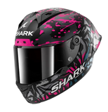 SHARK AERON-GP FIM RACING #2 REPLICA  Rojo NEGRO AZUL VIOLETA Casco De Moto