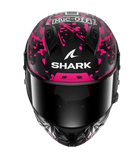 SHARK AERON-GP FIM RACING #2 REPLICA  Rojo NEGRO AZUL VIOLETA Casco De Moto
