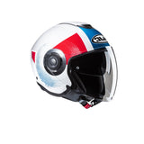 HJC i40N PYLE MC21 Casco Jet Para Moto De Turismo Urbano